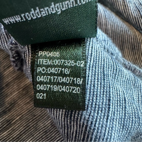 Men’s Rodd and Gunn Frankleigh Pass T-Shirt size large dark grey white heathered - Picture 6 of 11